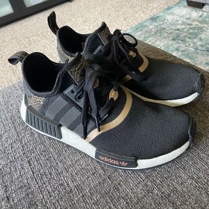 Adidas NMD R1 Black and Gold Sneaker